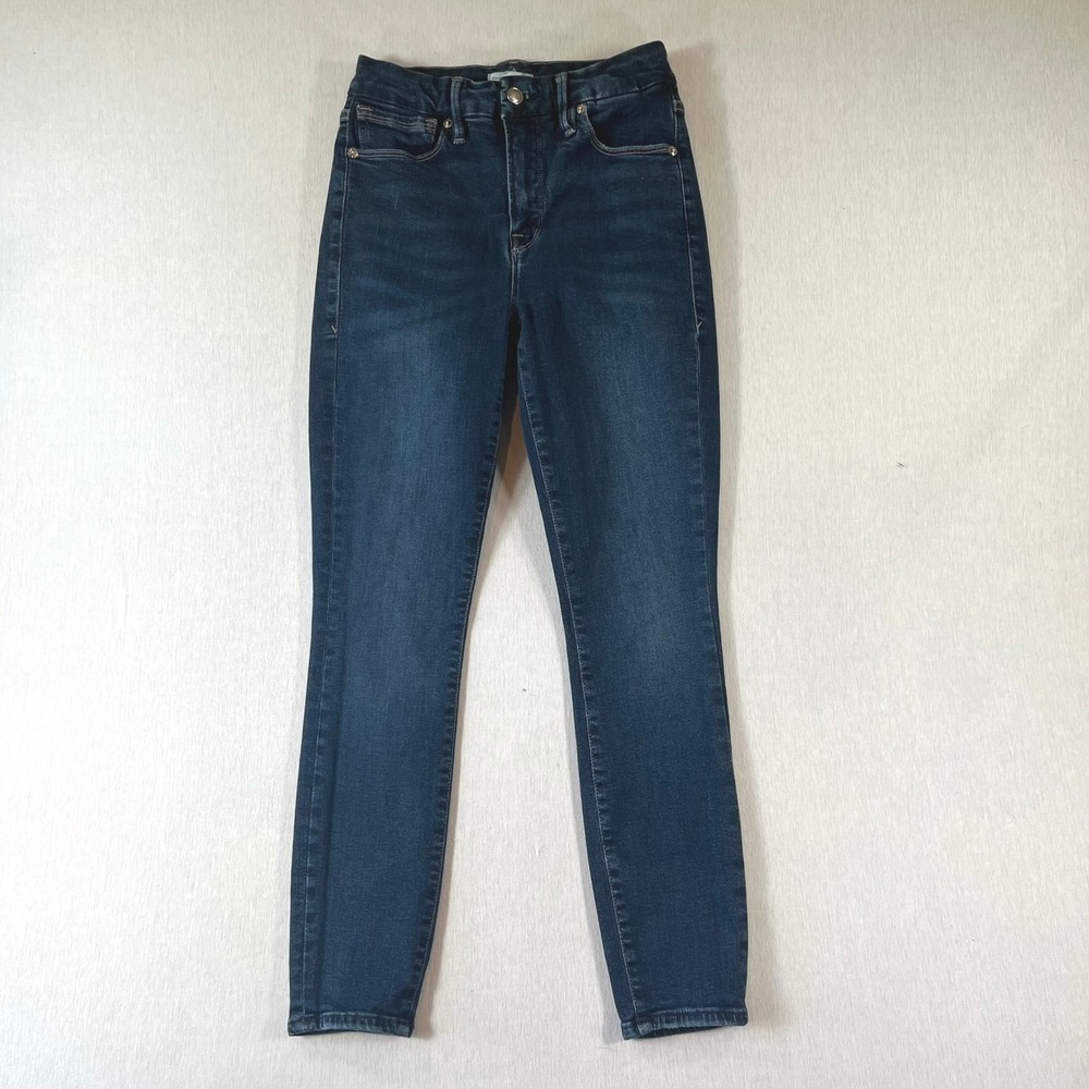 Good American Jeans Women 6/28 Good Waist Skinny 26"Inseam High Rise Stretch